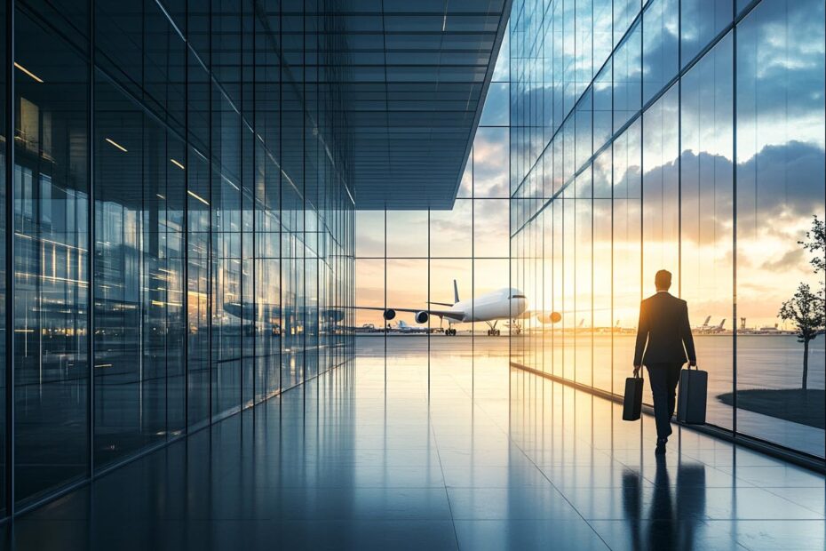 Büro am Flughafen