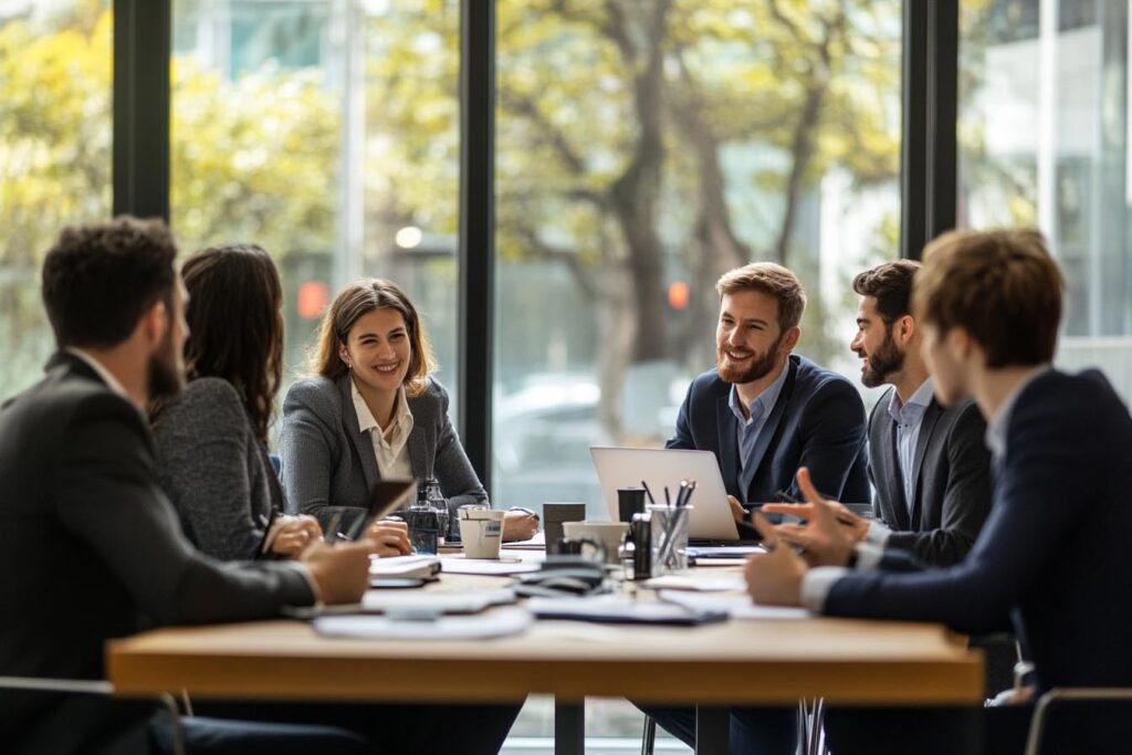 Meeting im CoWorking Büro