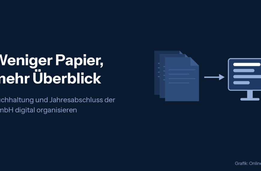 Digitale Buchhaltung GmbH weniger Papier